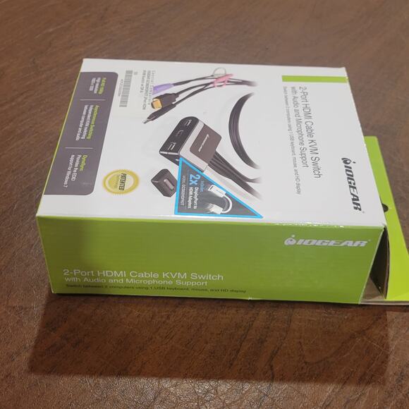 IOGEAR GCS62HDPKIT 2-Port HDMI and DisplayPort Cable KVM Kit with Audio Open box - Picture 11 of 11